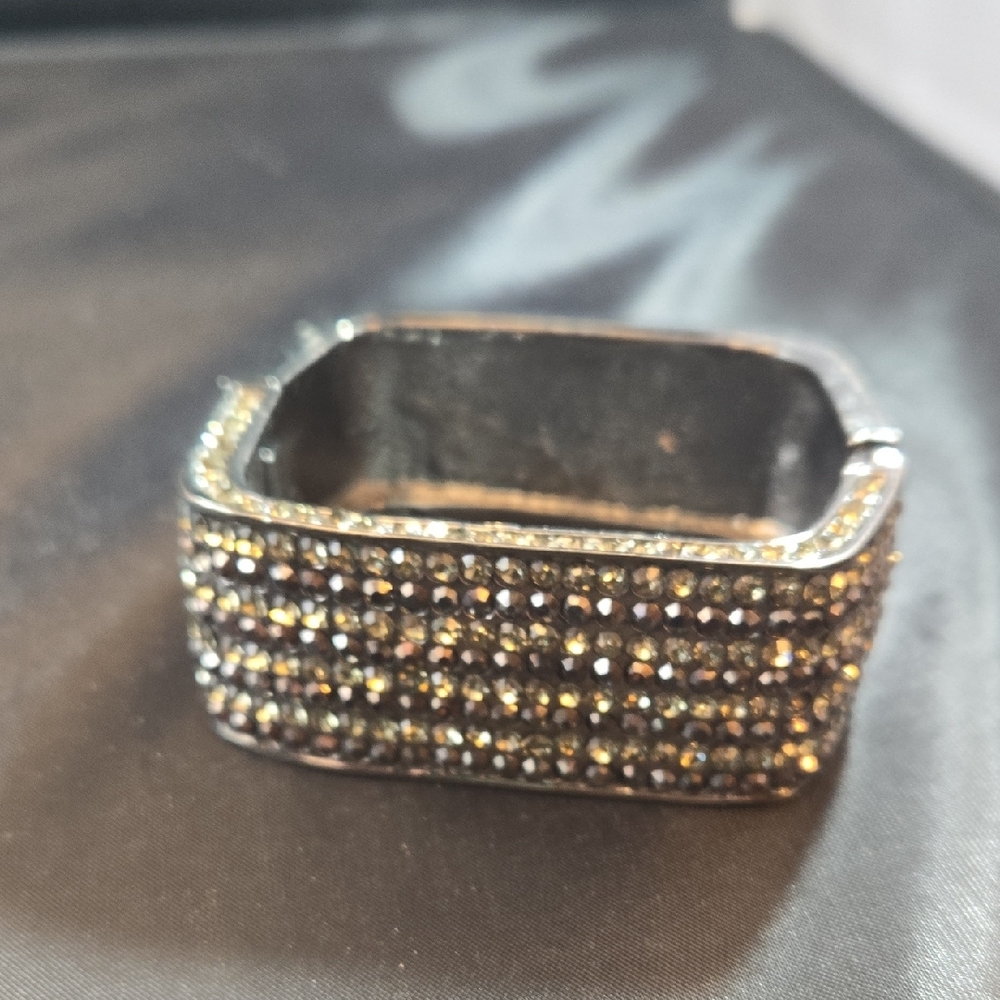 Silver Tone Crystal Bracelet - Picture 9 of 17